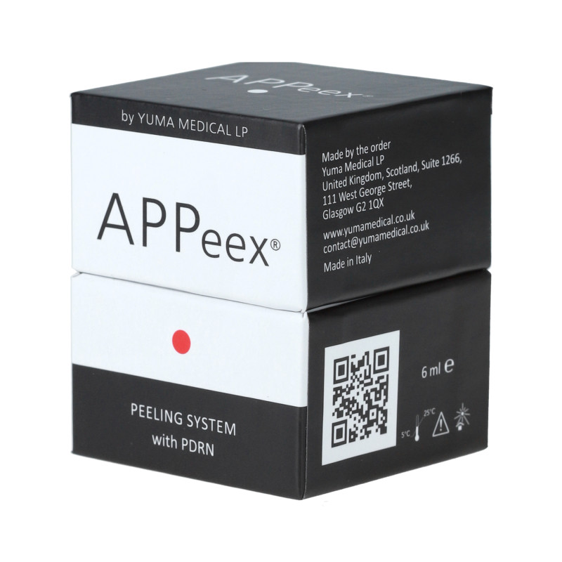 APPeex – інноваційний трьохфазний пілінг, 6 мл. з TCA 20%, PDRN та вітамином B12.